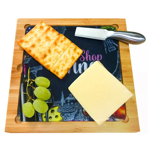 Pisa Cheeseboard & Knife Sets In Use